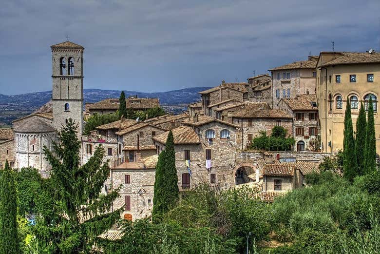 Panoramic view of Assisi