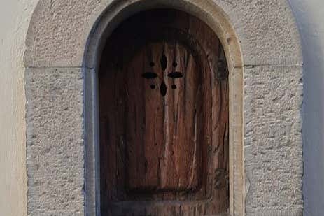 Traditional wine-seller's window