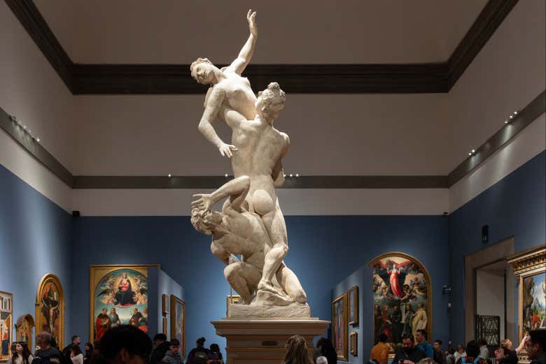"Rape of the Sabines" by Giambologna